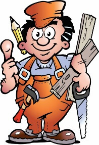 Stylized handyman.