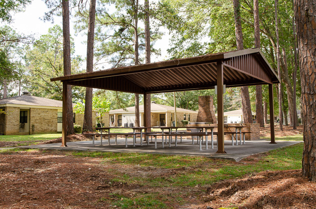 Pavilion on Elderly Village property