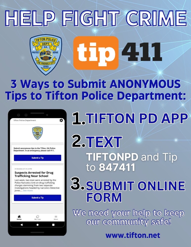 TIP411 Flyer. All information in this flyer is listed below.