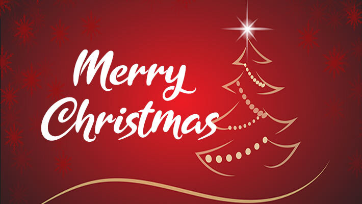 Merry Christmas. Stylized Christmas tree.