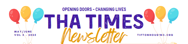 THA Times Newsletter Heading. May/June Volume 3 - 2025.