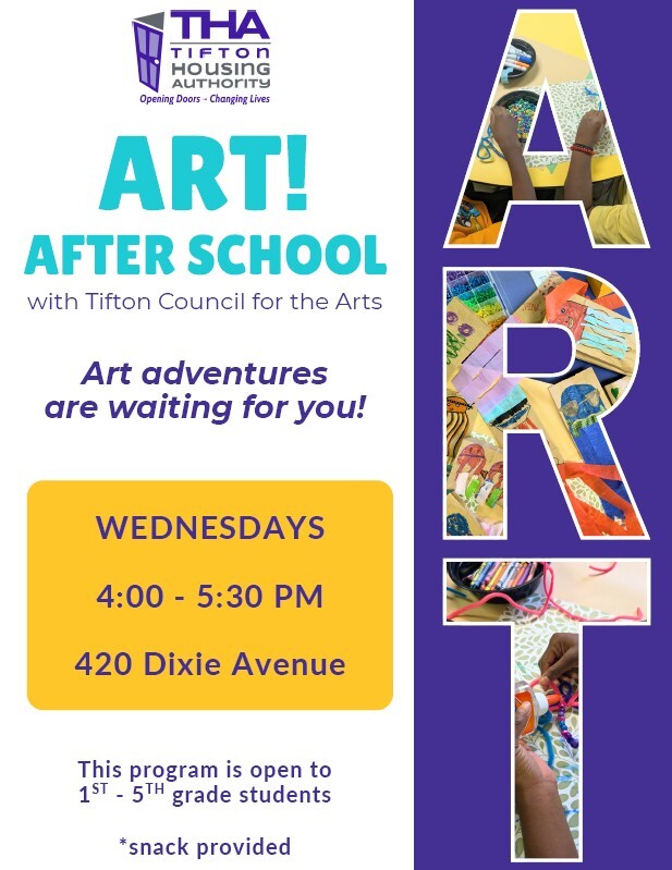 Art Flyer. All information from this flyer is listed above..
