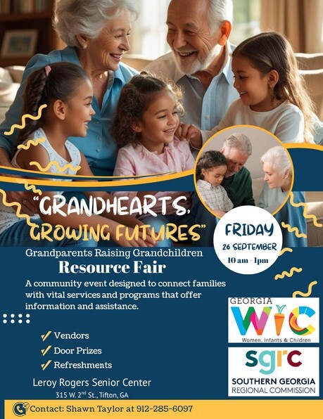Grandhearts growing futures flyer. All information as listed below.