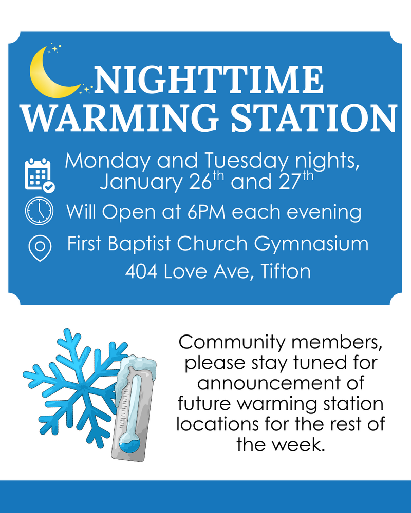 \Warming Station flyer. All information from this flyer is listed above.